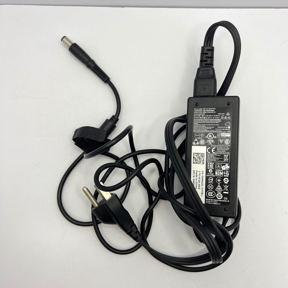 Genuine Dell 65W AC Adapter‎ Laptop Charger 19.5V 3.34A HA65NS5-00 Power Supply